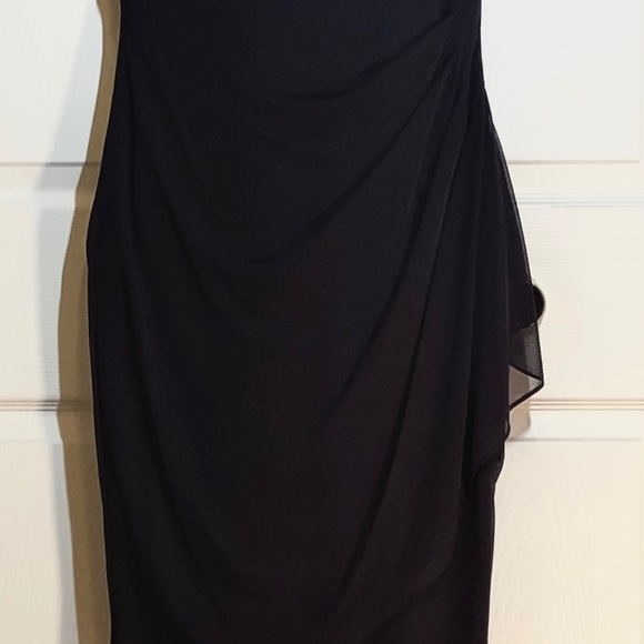 DJ-JAZ Women’s Beaded Midi Dress Navy Blue Size 8 - Picture 5 of 7